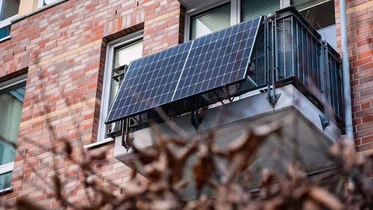 Erdungsanlage Inspektion von Balkon Solarkraftwerk