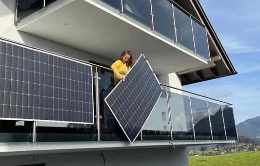 Reinigungsschritte für Balkon Solarkraftwerk nach Sandsturm Wetter