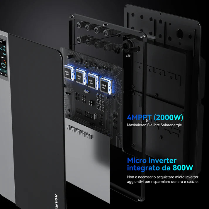 MARSTEK JUPITER C Balkonkraftwerk Mit Speicher All-In-One