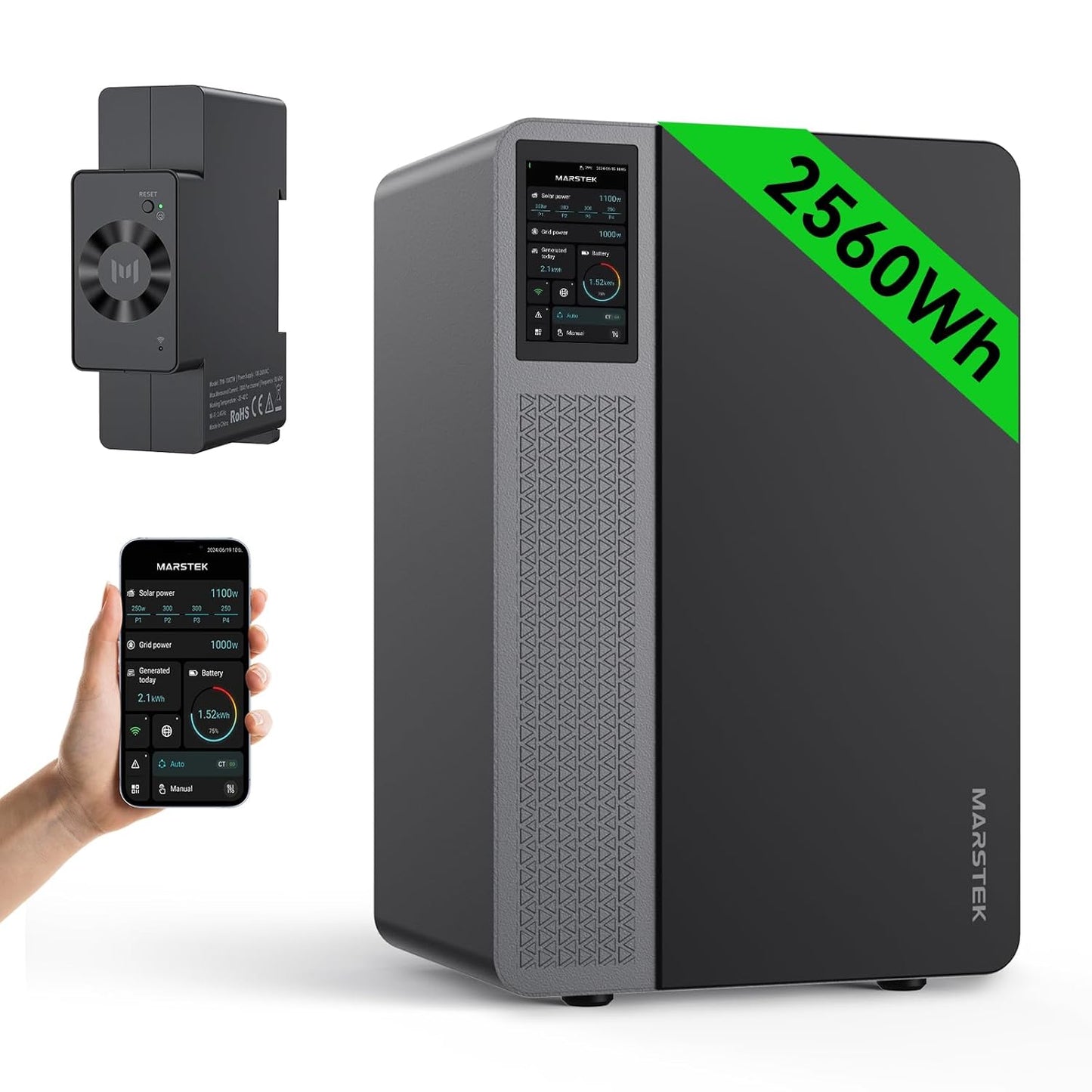 MARSTEK JUPITER C Balkonkraftwerk Mit Speicher All-In-One