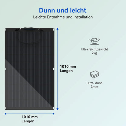 MARSTEK APOLLO- Solarpanel Flexibel 4 Stücke
