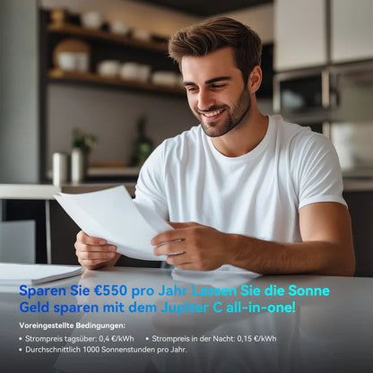 MARSTEK JUPITER C Balkonkraftwerk Mit Speicher All-In-One
